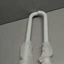 Shower Grab Bar, 2 Pack 39.4 Inch White Bathroom Grab Bar, 1.25" Diameter 304 Stainless Steel Anti-Slip Grab Bars for Bathtubs and Showers, Handicap Shower Grab Bar for Seniors Elderly