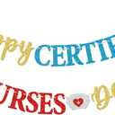 Firefairy Certified Nurses Day Banner, Certified Nurses Appreciation Party Decorations, Pre-strung