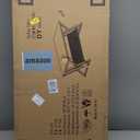 Glass Coffee Table Living Room Table with Storage Shelf, Grey Glass Table Simple Modern Rectangular Tables with Sturdy Black Metal Frame,Industrial Glass Coffee Table for Bedroom Home Office