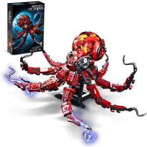 Ideas Mechanical Octopus Building Sets for Adult,Compatible with Lego Ocean Animal Collection Toy Home or Office Decor for Adults STEM Building Gift for Teens Boys & Girls 8-16 882pcs