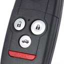 Car Key Fob Keyless Entry Remote Replacement for Acura MDX/RDX 2007 2008 2009 2010 2011 2012 2013 FCC ID:N5F0602A1A P/N:35111-STX-316 4 Buttons