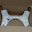 Squatty Potty Simple Curve Bathroom Toilet Stool 7" White