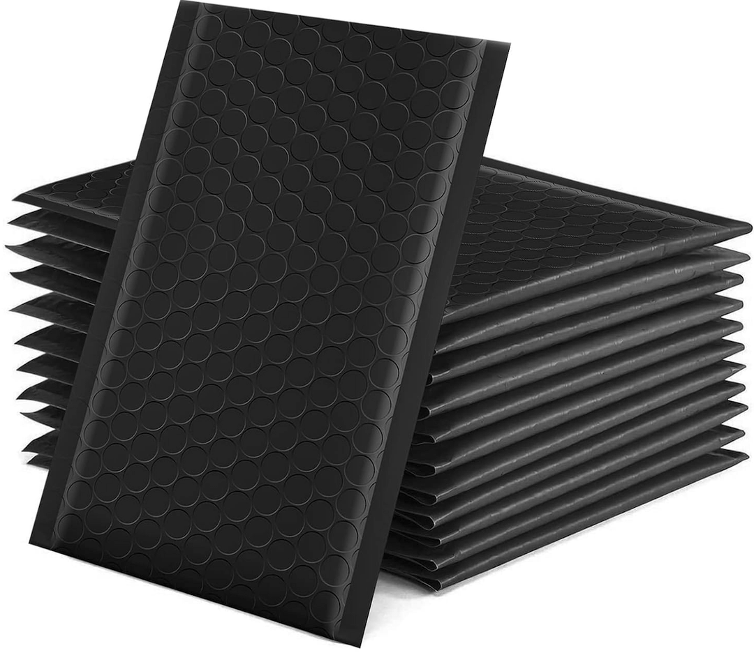 Henoyso 162 Pcs Colored Small Bubble Mailers 4x6 Inch Poly Shipping Bubble Envelopes Bulk Adhesive Cushioning Padded Shipping Bags for Trading Card Packaging(Dark Color) 