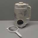 Nut Milk Maker,40oz Large Capacity Stainless Steel Automatic Soy Milk Machine for Homemade,Oat,Plant-Based Milk and Non-Dairy Beverages Almond Cow Milk Machine with Delay Start,Self Cleaning (White)