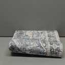 Runner Rug 26, Vintage Boho Rug,Ultra-Soft Low Pile, Washable, Non Slip,Stain Resistant Printed Carpet for Hallway Kitchen Living Room Bedrooms Playroom Office, Light Blue