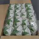 Tigeen 200 Pack Artificial Foam Rose Flowers with Stems Artificial Flowers Real Looking Fake Roses Bulk for DIY Wedding Bouquets Bridal Shower Centerpieces Floral Arrangements Home Decoration (White)