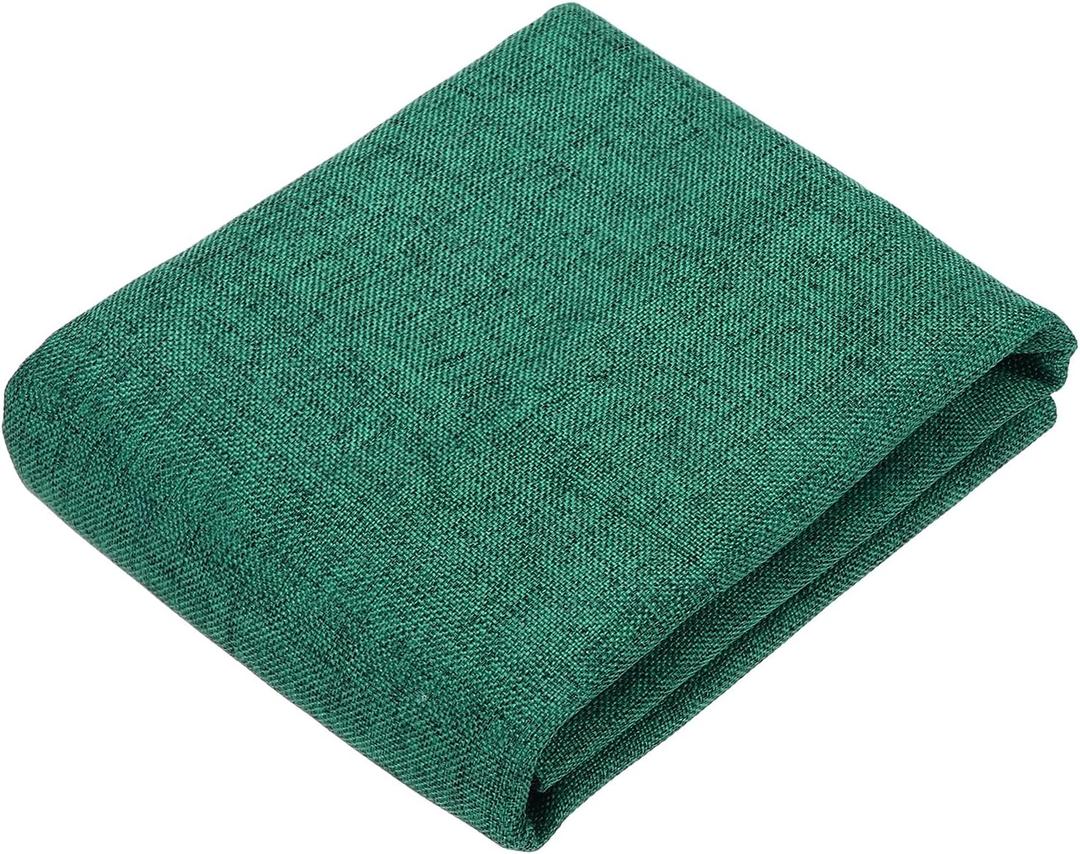 uxcell Dark Green Speaker Grill Cloth 20"x58" Stereo Box Fabric Protective Dustproof Mesh Breathable Replacement Cover for Home Stage Speakers,Media Cabinet,KTV Box(0.5x1.48m)