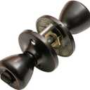Ultra Security Entry Lock Set |1 Pack | Oil Rubbed Bronze | Same Entry Doorknobs 