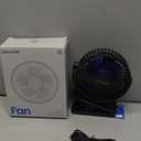 Gaiatop Portable Clip on Fan Battery Operated, Small Powerful 3 Speed Quiet 360 Rotate, USB Rechargeable Mini Personal Cooling Fan for Desk Table Home Office Stroller Camping Women Gifts Black Blue