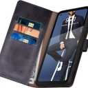 SUANPOT for MotorolaMoto G Power 2022 Wallet case RFID Blocking Credit Card Holder, Flip Folio Book PU Leather Phone case Shockproof Cover for Women Men Power2022 Black