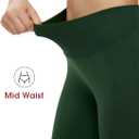 NANJI Seamless Leggings for Women - Scrunch Butt Lifting No Front Seam Mid Waist Squat Proof Active Workout Gym Yoga Pants (Green, S)