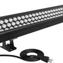 LED Wall Washer Light Bar Super Bright, 108W 5700K Daylight LED Light Bar Heavy Duty Linear Strip Lights, 120VAC 40" Long, Waterproof Outdoor Lighting for Batting Cage Building Church Ads Yard