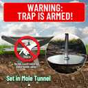 Upgrade Mole Traps that Work Best Trap Scissor with Longer Spring, Durable and Reusable Easy Mole Trap for Lawn Protection 1 Pack