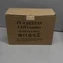 Vinkor Flameless Candles Battery Operated Candles Real Wax Pillar LED Candles with 10-Key Remote and Cycling 24 Hours Timer (Ivory 4" 5" 6" 7" 8" 9")