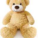 Plush Teddy Bear, 17.7 Inch, Soft Stuffed Animal Toy (Lightbrown)