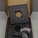Replacement for Delta 13/14 Series Shower Valve Trim Kit, Black Shower Handle Set for Delta R10000 Valve, (Cartridge and Valves Not Included), Matte Black