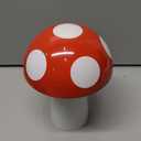 Mushroom Night Light, Rechargeable Cordless Table Lamp for Bedroom, Dimmable LED Night Lights for Toddler , Baby Essentials for Newborn, Stocking Stuffers for Teen Boys, Dorm Room Essentials (red)
