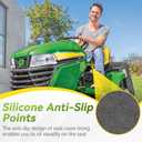 Lawn Mower Seat Cover, Weatherproof Heavy Duty Tractor Seat Cover Compatible with John Deere LP92324 Cub Cadet Riding Lawn Mower, Medium