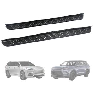 Promrmr Running Boards Side Steps Nerf Bars Fits for Toyota Grand Highlander/Lexus TX TX350 TX500h TX550h 2024 2025 Accessories Aluminum & ABS Plastic -[ Requires Cutting & Drilling ]