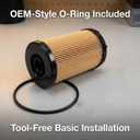 Engine Oil Filter Compatible with 2025 2026 Ram 2500 3500 4500 5500 6.7L Turbo Diesel, Replaces OEM 68677810AA, Heavy Duty High Efficiency Filtration Replacement Part (1 Pack)
