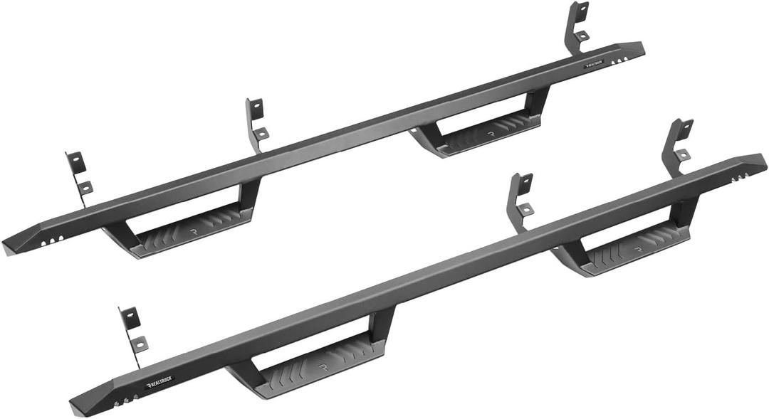RealTruck EpYx Steps for RAM | Cab Length, Steel, Textured Black | EXD20CC-TX | Fits 2019-2026 RAM 2500/3500 (New Body Style) Crew Cab All Beds, SRW/DRW Gas/Diesel
