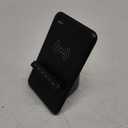 AFK Wireless Charging Station with Bluetooth Speaker and Alarm Clock, Wireless Charger Compatible with iPhone, Android Phones(Black)