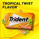 Trident Tropical Twist Sugar Free Gum, 12 Packs of 14 Pieces (168 Total Pieces) (EXP 06/21/26)