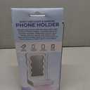 2 Pack WAVY LED LIGHT & MIRROR PHONE HOLDER