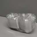 50 Pack Individual Cupcake Containers Plastic Cupcake Boxes Cupcake Holders Stackable Deep Dome Cupcake Carrier