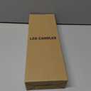 Christmas Flameless Taper Candles, Christmas Deer LED Taper Candles with Timer, 2 Pcs Christmas Deer LED Flameless Candlesticks with 3D Flame for Home Decor(0.79 x 11.4)