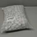 ZJDECOR Grey White Buffalo Plaid Sheer Curtains 84 Inches Length,Cozy Ruffle Not-See-Through Sheer Crinkle Drapes,Rustic Window Treatment for Bedroom Living Room,Rod Pocket,40" Wx84 L(Pack of 2)