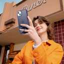 Magnetic for iPhone 14 Case with Invisible Stand, [10 FT Drop Protection] [Velvety Touch] Slim Translucent Matte Back Shockproof Phone Case for iPhone 14 6.1'', Blue