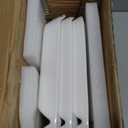 DEAYOU 3 Pack Ceramic Chip and Dip Serving Tray, Porcelain Divided Serving Platter, 10" Decorative Sectional Appetizer Plate, 5Compartment Stoneware Relish Fruit Dish for Veggie, Snack, Entertaining