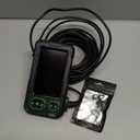 Endoscope Camera with Light, 4.3" Inspection Camera, 1920P HD Borescope with 8 LED Lights, IP67 Waterproof Snake Sewer Tools, 32.4ft Semi-Rigid Drain Endoscope Cool Gadget (Green