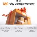 SMARTDEVIL 2 Pack for iPhone 17 Pro Max Screen Protector, 9H Hardness Military Grade Shatterproof, HD Clear Tempered Glass with Auto Dust-Elimination, Bubble Free, Easy Installation, Case Friendly