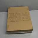 HORLIMER 4x4x2 inches Shipping Boxes Set of 25, White Corrugated Cardboard Box Literature Mailer