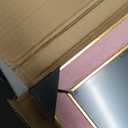 Suede 14x14 Frame - Single Frame, Elegant Pink 14 x 14 Poster Frame, 14x14 Picture Frame for Artwork, Puzzles, Photos, and Movie Posters