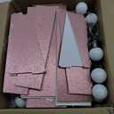 Marquee Numbers Pink 18th-Birthday Decorations: Large 3ft Light Up Number Rose Gold 18 Birthday Decoration for Boy Girl 18 Year Old Teen Birthday Party Decor Backdrop Anniversary Big Mosaic Number 18