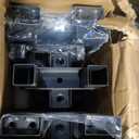 4 Inch Bed Frame Queen Size Low Profile, Queen Bed Frame No Box Spring Needed, Heavy Duty Metal, Easy Assembly, Black