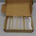 Gold Acrylic Sign Holder 4X6 inch, 6 Pack Wedding Table Number Frames Vertical , Double Sided Display Gold Picture Frame, Clear Menu Holders for Wedding Reception, Party Decoration