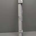 ChrisDowa Cordless 100% Blackout Roller Shade, with Striped Jacquard, Thermal Insulated, UV Protection Fabric, Total Blackout Blinds for Window, French Doors, Home and Office.White, 23" W x 72" H (23"W x 72"H, White)