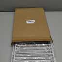 1/2-Piece Set freezer organizer,Stackable Cabinet Organizer Shelves,Foldable Pantry Shelf,Plate, Dish,Rustproof Metal Storage Organizer