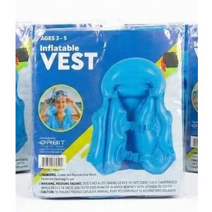 Inflatable Vest, 2 Pack Children Kids Swimming Inflatable Floating Jacket Vest Age 3-5 