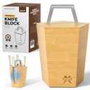 Home Kitchen Magnetic Knife Block Holder Rack Magnetic Stands with Strong Enhanced Magnets