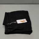 PRETTYGARDEN Wide Leg Jeans for Women Trendy High Waisted Stretchy Baggy Raw Hem Denim Palazzo Pants 2026 Spring Fall Clothes (Solid Black, 6)