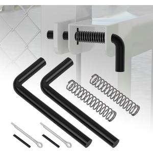 819T Trailer Gate Spring Latch Kit with Extra Pins 2 Pack Trailer Gate Pins Heavy Duty Trailer Gate Latch Repair Kit for Carry-On Utility Trailers