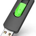 128GB Flash Drive Aiibe USB Flash Drive 128 GB Thumb Drive USB 2.0 Memory Stick Zip Drive Backup Jump Drive Single 128GB 128G USB Drive for PC Laptop (Green)