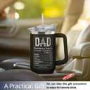 Gifts for Dad from Daughter - Dad Gifts from Daughter - Fathers Day Gift for Dads - Birthday, Father's Day, Christmas Gift for Dads - Father Ideas for Men - 40 Oz Stainless Steel Tumbler