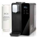 Countertop Reverse Osmosis System Water Filter - 5 Stage RO Water Filtration System, No Installation Portable Home Water Purifier, TDS & Filter Monitor, 3:1 Pure to Drain, Black