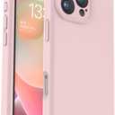 Vooii Compatible with iPhone 16 Pro Max Case, Liquid Silicone Upgrade [Camera Protection] [Soft Anti-Scratch Microfiber Lining] Shockproof Phone Case for iPhone 16 Pro Max 6.9 inch - Pink Sand